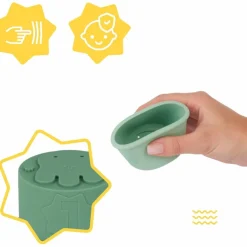 Jouets de bain empilables en silicone