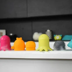 Jouets de bain en silicone Büddies (6 pièces)
