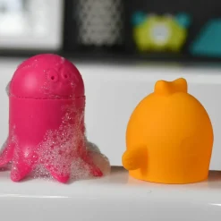 Jouets de bain en silicone Büddies (6 pièces)