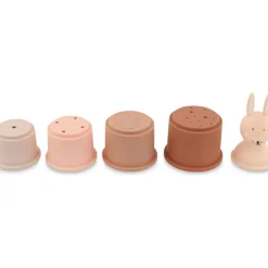 Jouets de bain gobelets empilables Mrs. Rabbit (5 pièces)