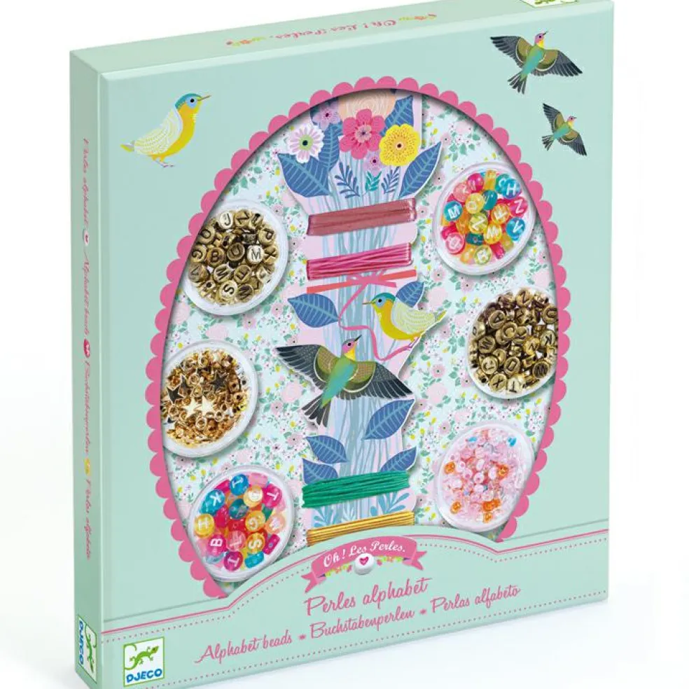Kit de création de bracelets Perles alphabet