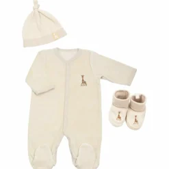 Kit de naissance Sophie écru 3 pièces (1 mois)