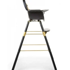 Kit de pieds longs pour chaise haute Evolu + repose-pieds en bois naturel gris