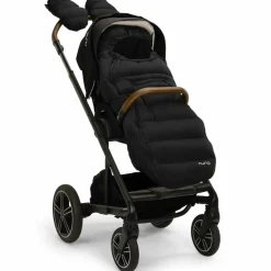 Kit d'hiver chancelière et moufles pour poussette Caviar