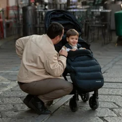 Kit d'hiver chancelière et moufles pour poussette Caviar