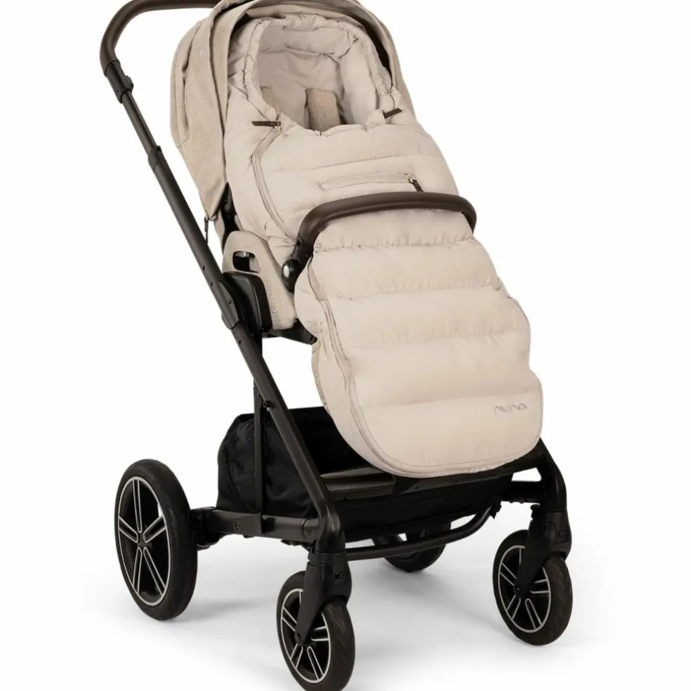 Kit d'hiver chancelière et moufles pour poussette Biscotti