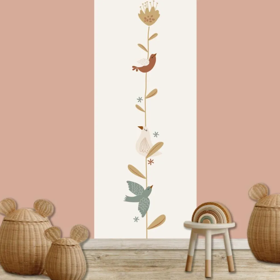 Lé unique papier peint Motif Lili Rose