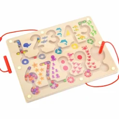 Labyrinthe magnétique en bois