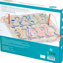 Labyrinthe magnétique en bois