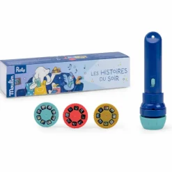 Lampe à histoires Puce et Pilou