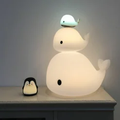 Lampe LED de sol Christian la baleine (60 cm)