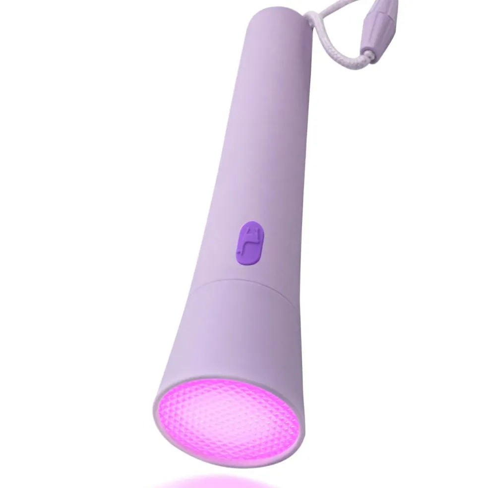 Lampe torche pour enfant lila