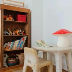 Lampe veilleuse champignon Rouge
