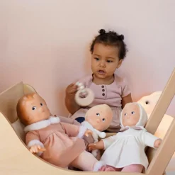 Landau pour poupée en bois