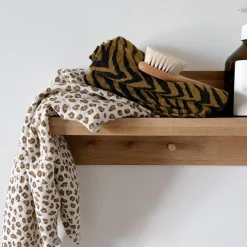 Lange Bianca Mini Léopard Greige (70 x 70 cm)