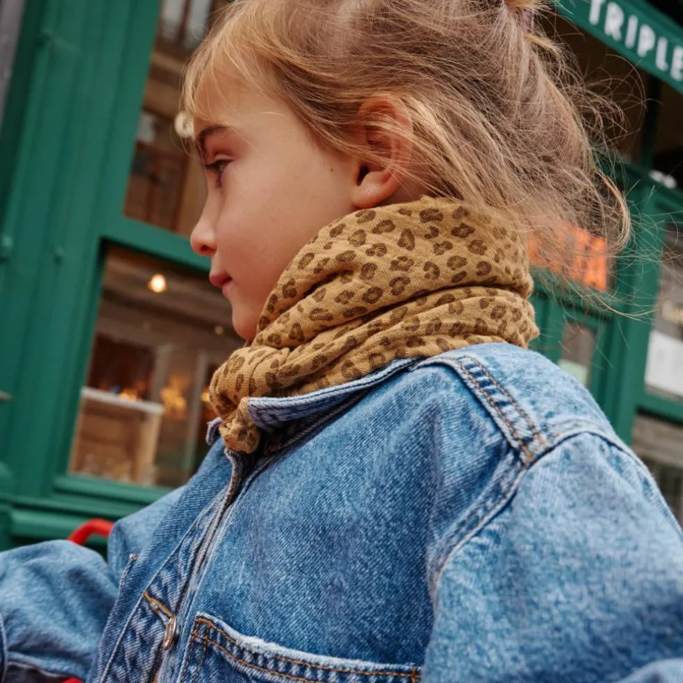 Lange Bianca Mini Léopard Coffee (70 x 70 cm)