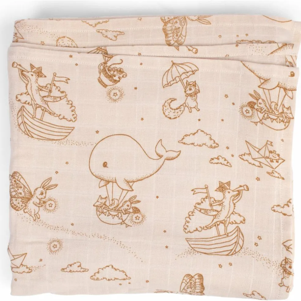 Lange emmaillotage Dreamy Adventurers (120 x 120 cm)