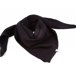 Lange en coton noir réglisse (90 x 90 cm)