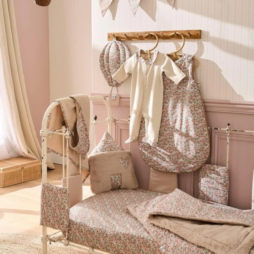 Lange en double gaze de coton gaufré Afternoon Tea (70 x 70 cm)