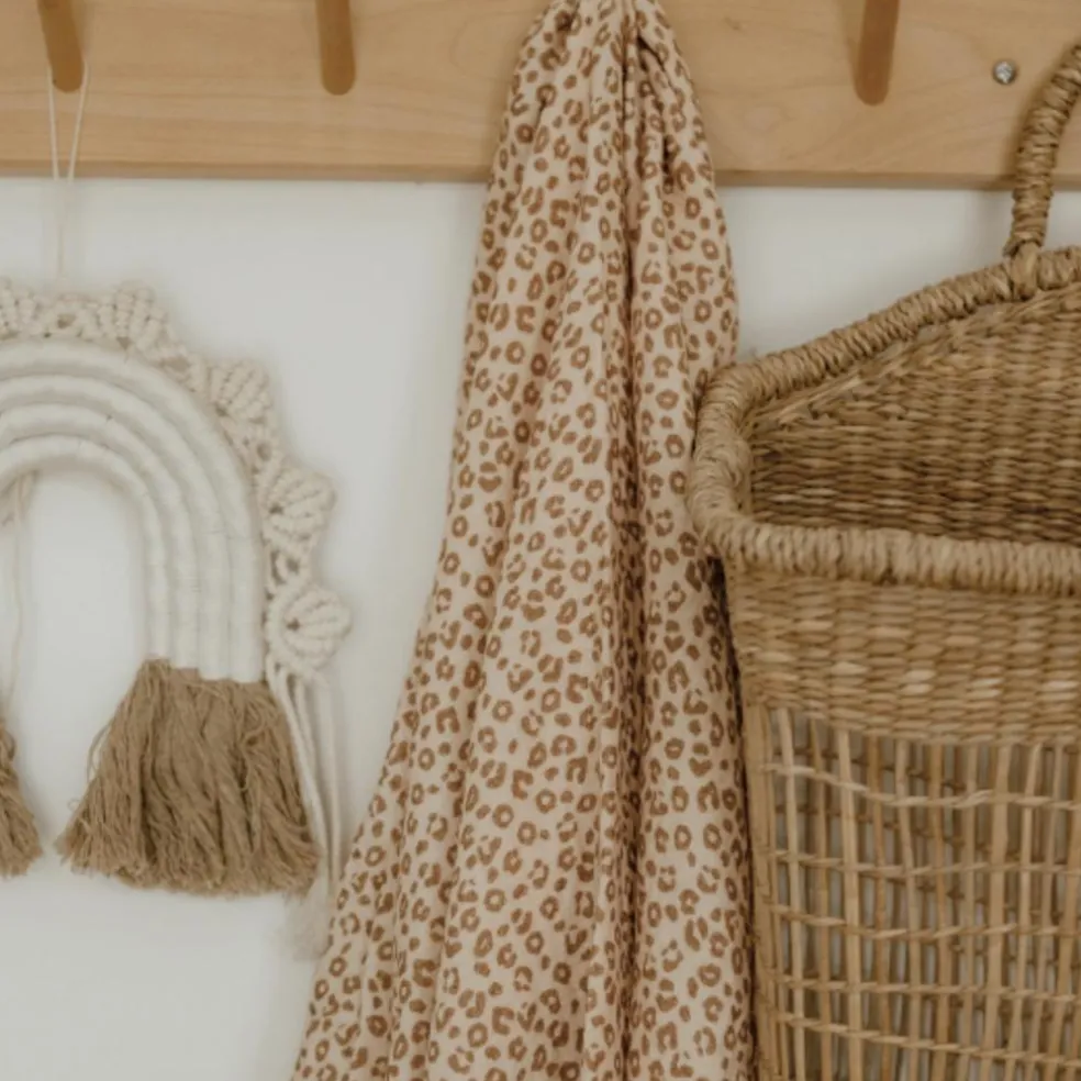 Lange Gaze Léopard (105 x 105 cm)