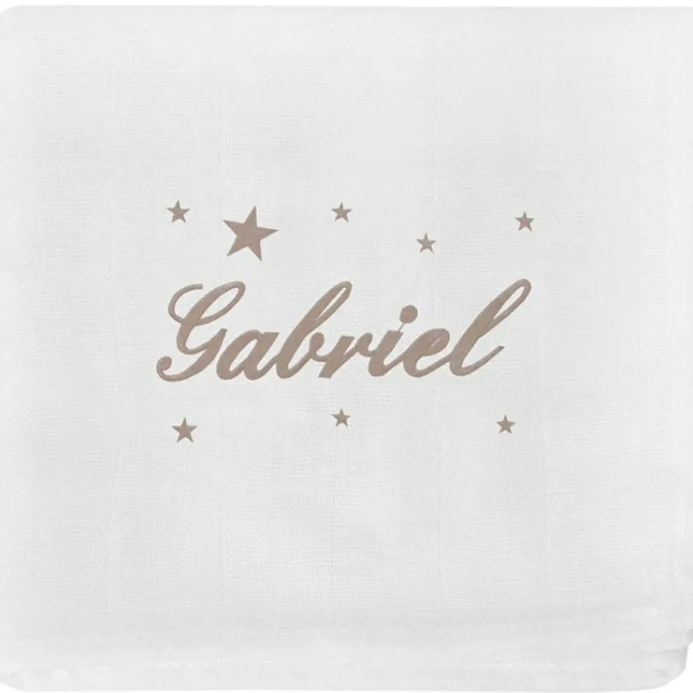 Lange étoile taupe personnalisable (70 x 70 cm)