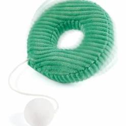 Lapin à empiler en bois et tissu