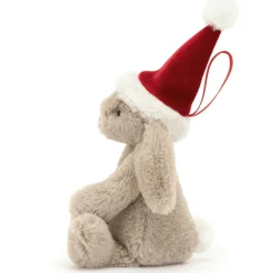 Lapin de Noël à suspendre (13 cm)