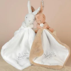Lapin Doudou blanc (10 cm)
