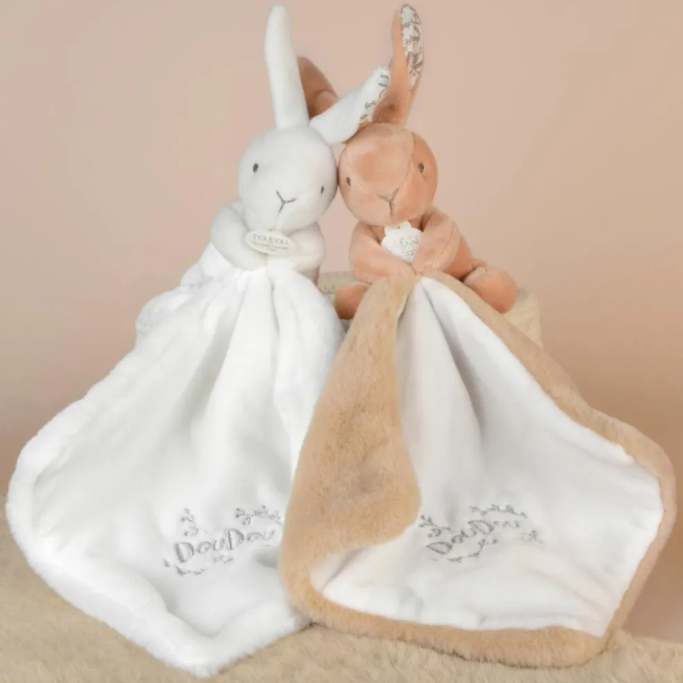 Lapin Doudou blanc (10 cm)