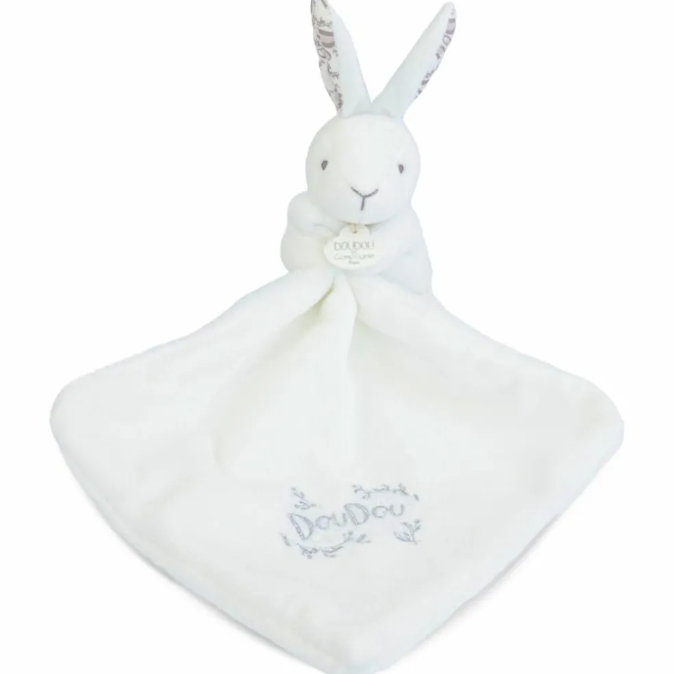 Lapin Doudou blanc (10 cm)