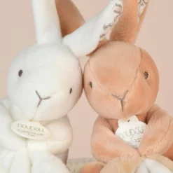 Lapin Doudou blanc (10 cm)