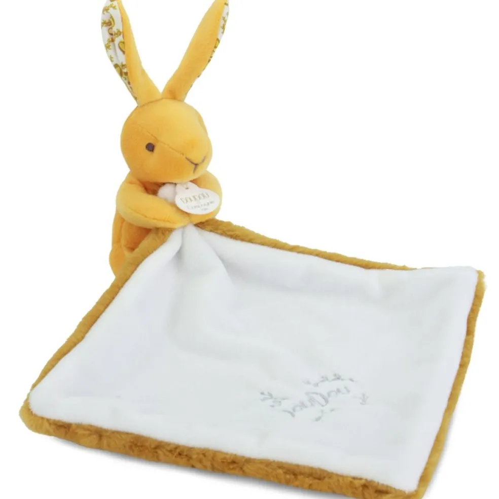 Lapin Doudou ocre (10 cm)