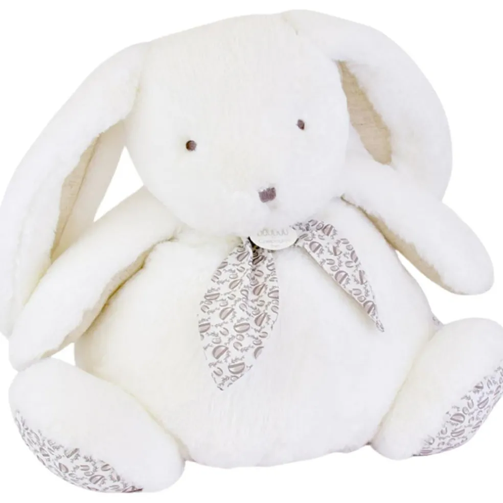 Lapin Doudou Pantin Blanc (42 cm)