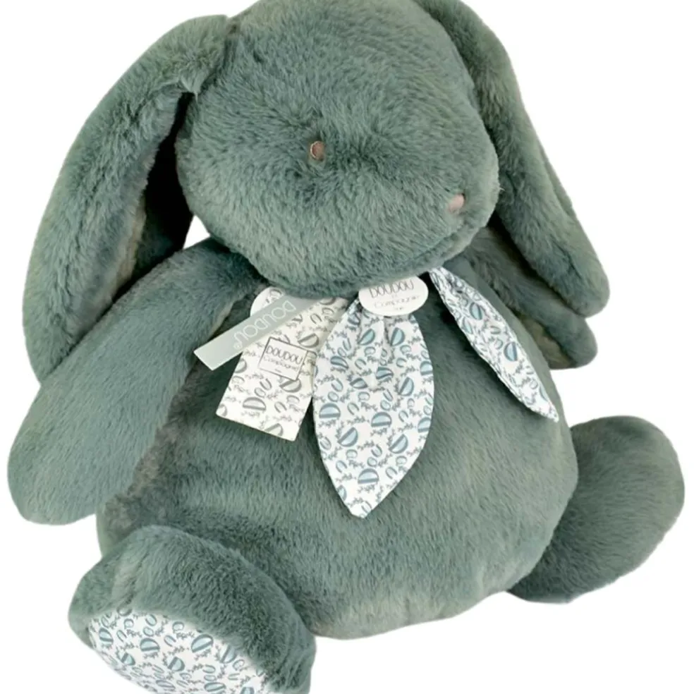 Lapin Doudou Pantin Vert Sauge (42 cm)