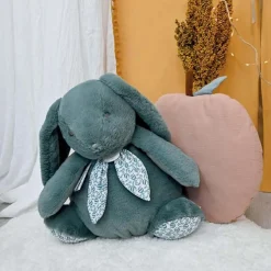 Lapin Doudou Pantin Vert Sauge (42 cm)