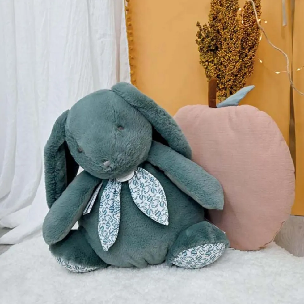 Lapin Doudou Pantin Vert Sauge (42 cm)