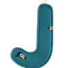 Lettre en tissu à suspendre J (9,5 cm)