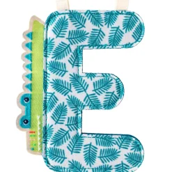 Lettre en tissu à suspendre E Anatole (9,5 cm)