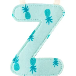 Lettre en tissu à suspendre Z (9,5 cm)