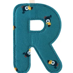 Lettre en tissu à suspendre R (9,5 cm)