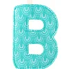 Lettre en tissu à suspendre B (9,5 cm)