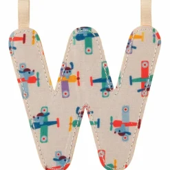 Lettre phosphorescente en tissu à suspendre W