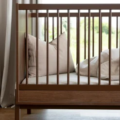 Lit à barreaux Ashi Chestnut (120 x 60 cm)