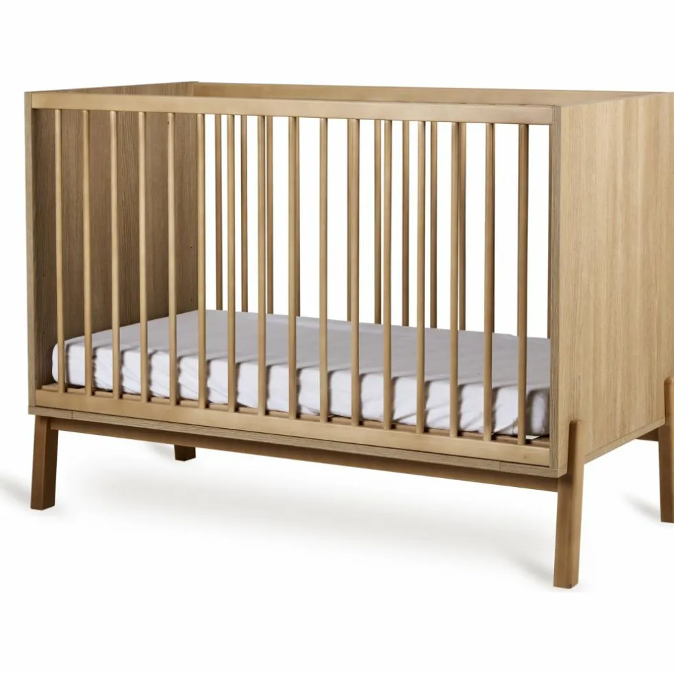 Lit à barreaux Ashi Honey Ash (120 x 60 cm)