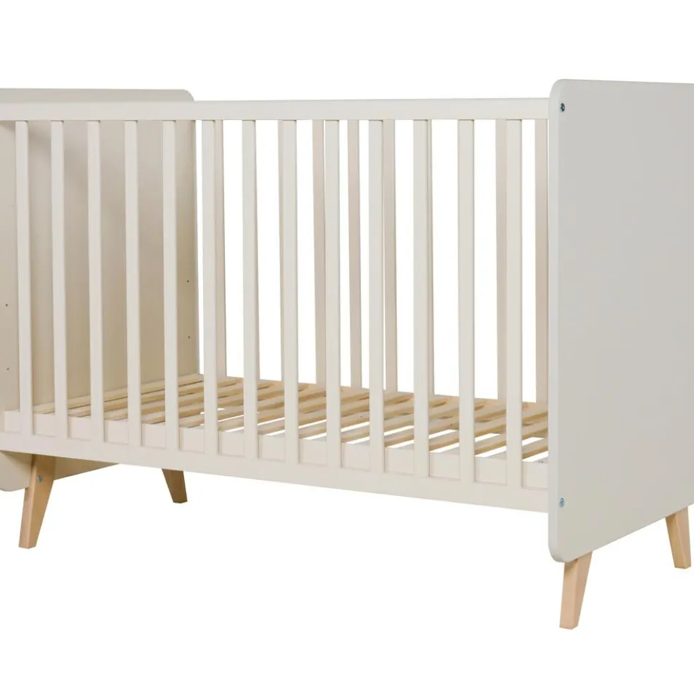 Lit bébé à barreaux Loft Argile-Clay (120 x 60 cm)