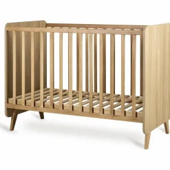 Lit bébé à barreaux Loft Honey Ash (120 x 60 cm)