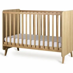 Lit bébé à barreaux Loft Honey Ash (120 x 60 cm)