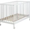 Lit bébé à barreaux Mountain blanc (60 x 120 cm)