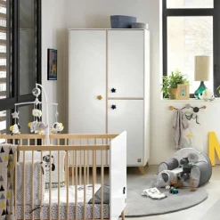 Lit bébé à barreaux Oslo (60 x 120 cm)