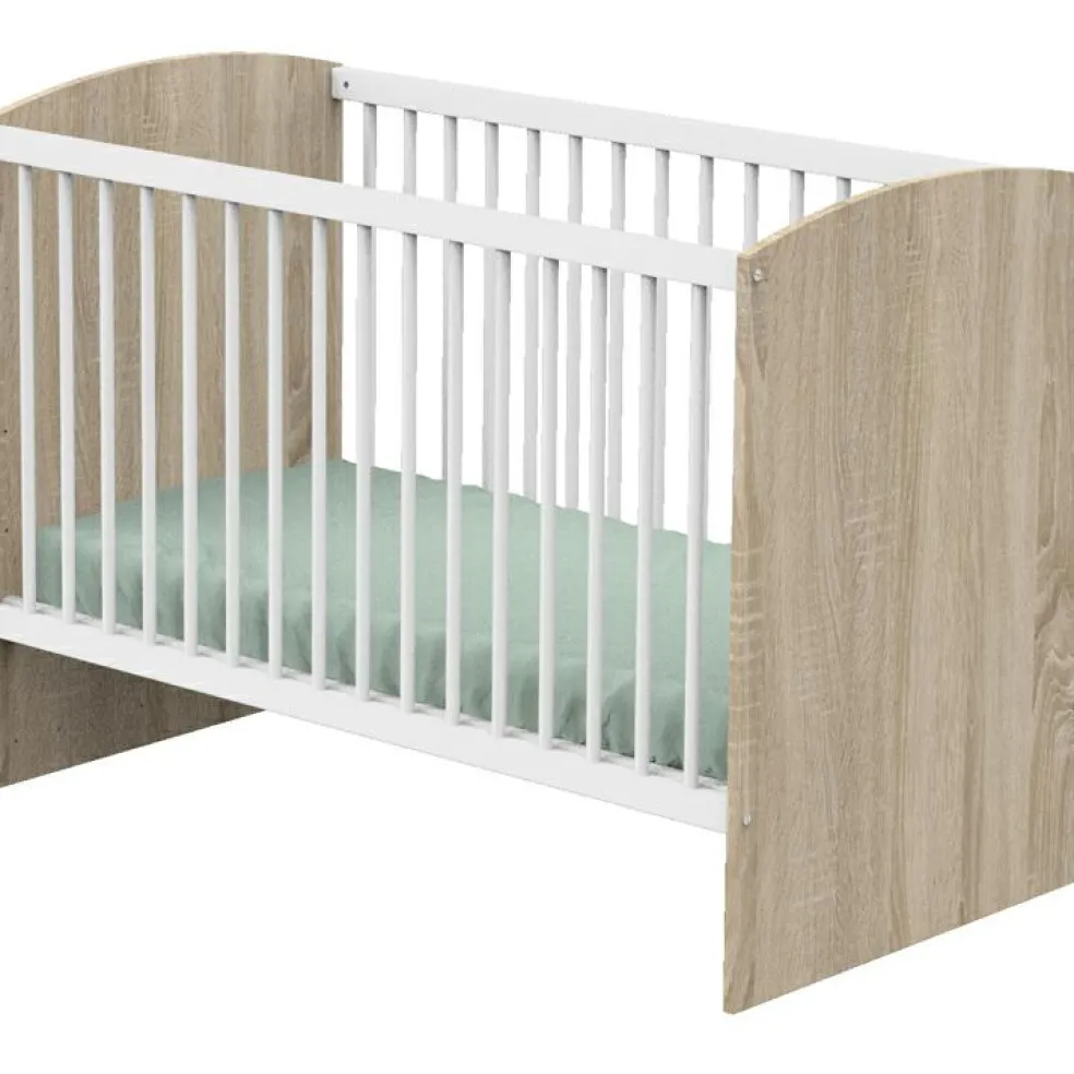 Lit bébé Acces bois blanc (60 x 120 cm)